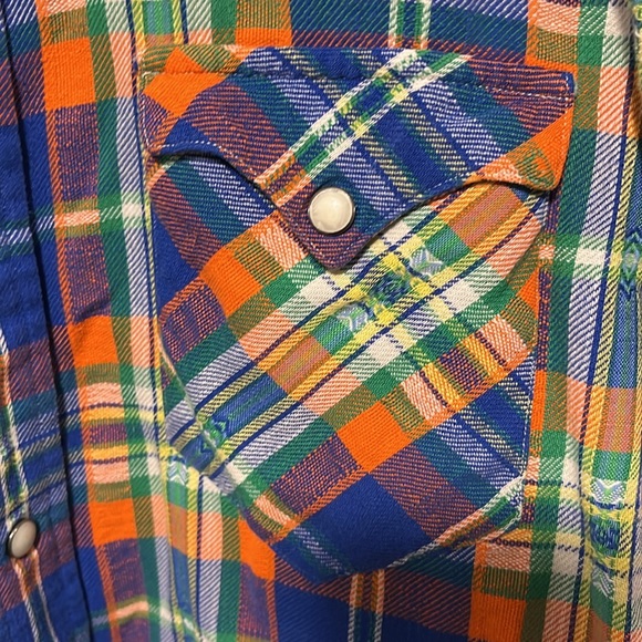 VTG Western Polo Pearl Snap button down - Picture 3 of 7